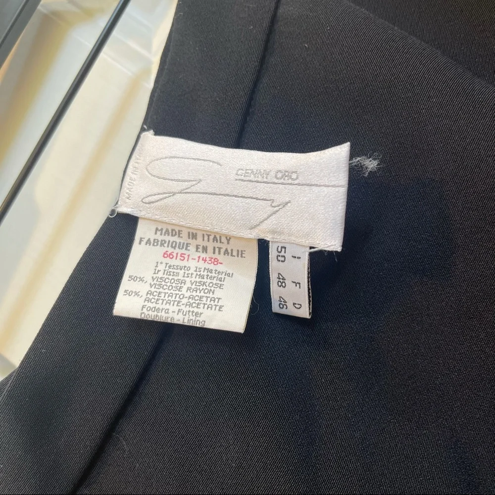 Genny Cro Vintage Black Pencil Skirt - Picture 5 of 8